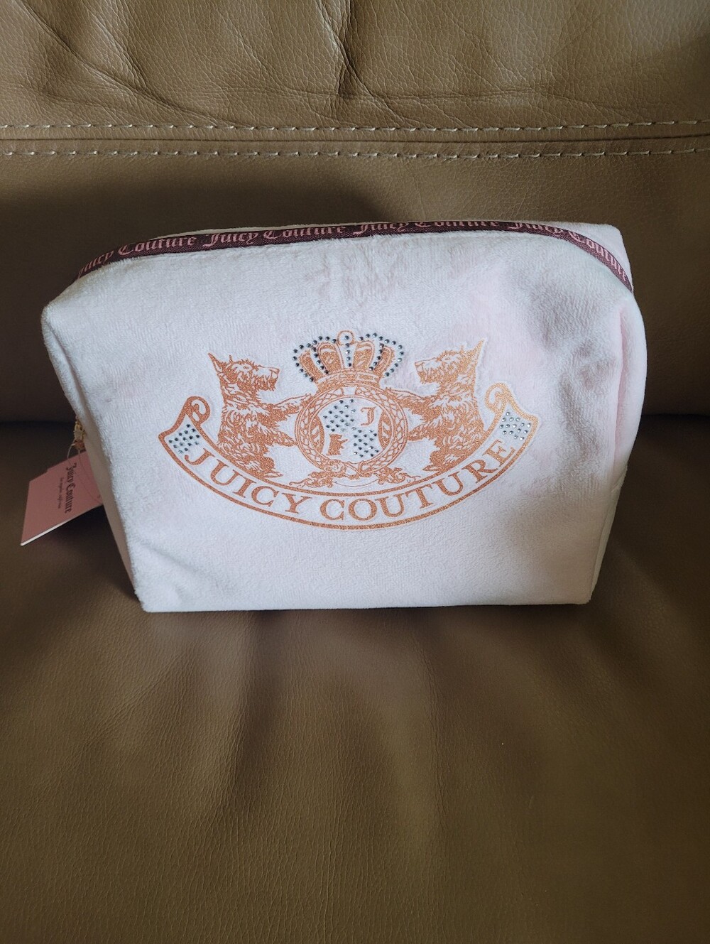 Juicy Couture Baby Pink Cosmetic  Bag